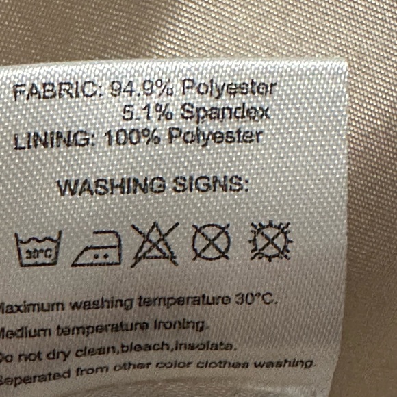 Women's Cream Shawl Collar Blazer - Picture 8 of 15